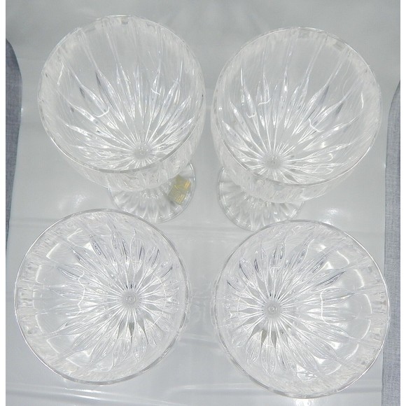 Mikasa Crystal Park Lane Goblet Wine Glasses Set of 4 SN101 701 - Picture 5 of 10